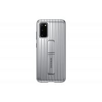 Husa Samsung Galaxy S20 Protective Standing Cover Silver