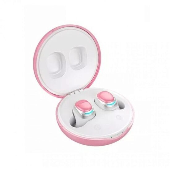 Casti XO In Ear T20 Wireless Cu Andocare ,Roz