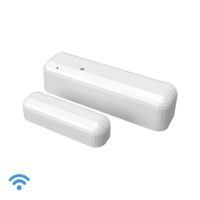 Senzor Usa/Fereastra, Shelly, Conectare Wi-Fi, Senzor Lumina/Temperatura, Alb